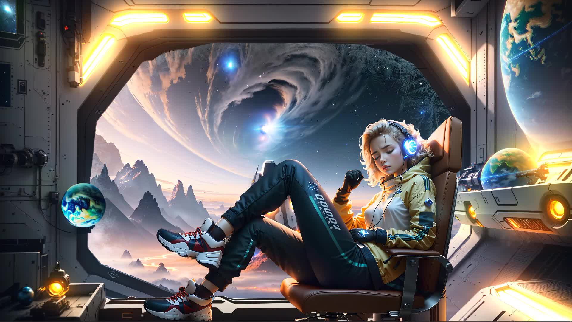 Space Traveler Live Wallpaper