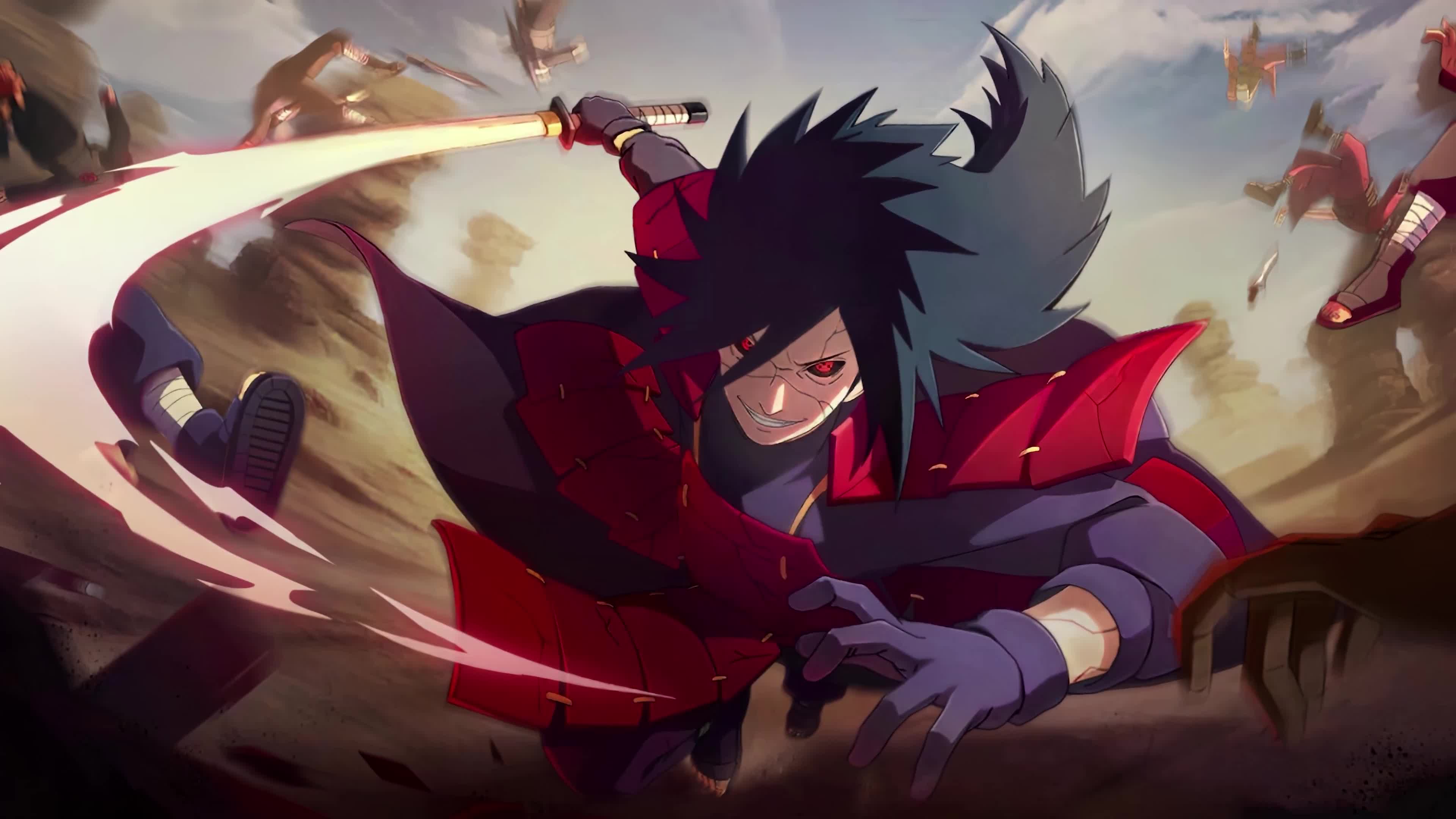 Madara Uchiha Rampage 4K Live Wallpaper