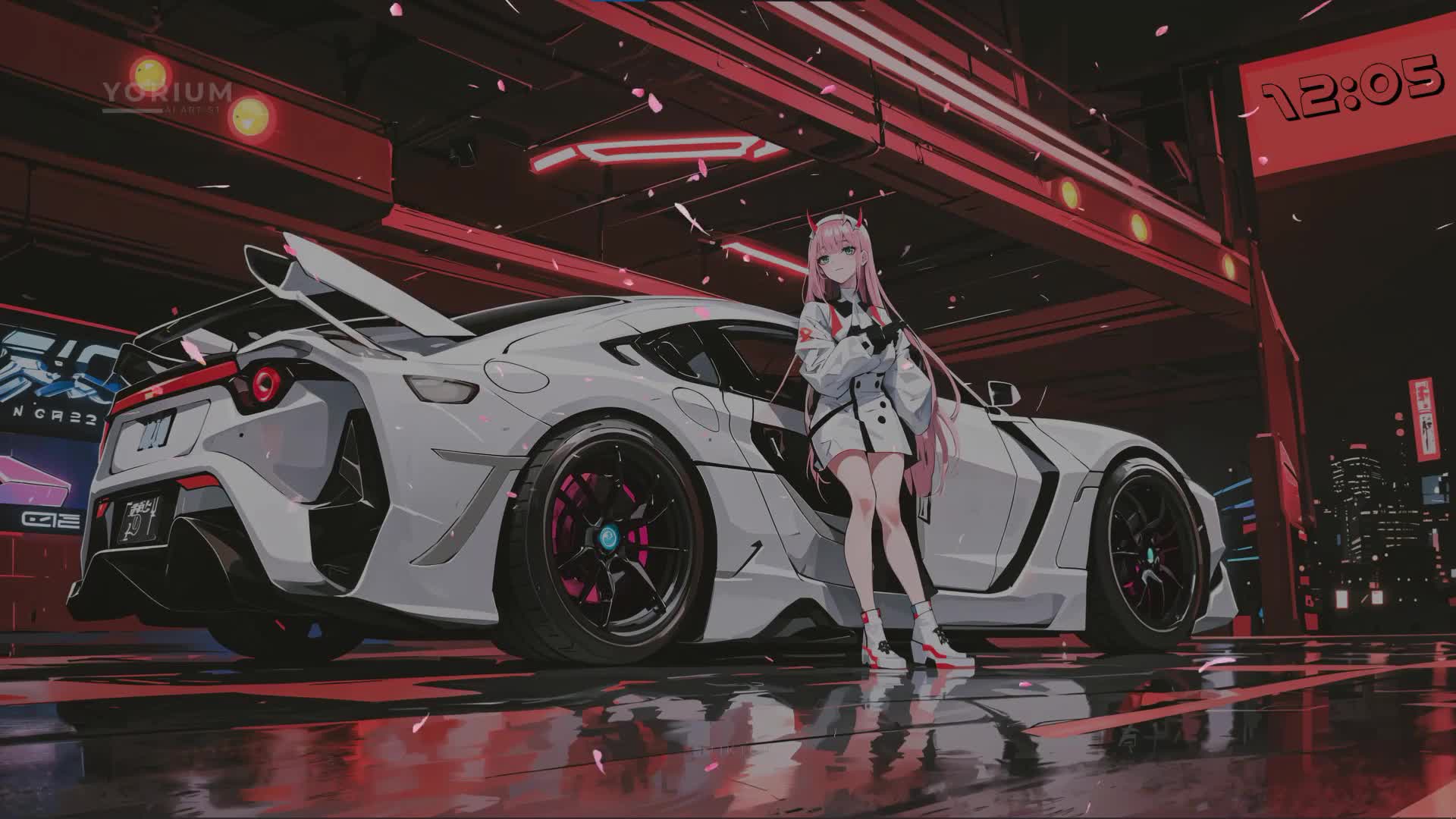 Zero Two Car Live Wallpaper
