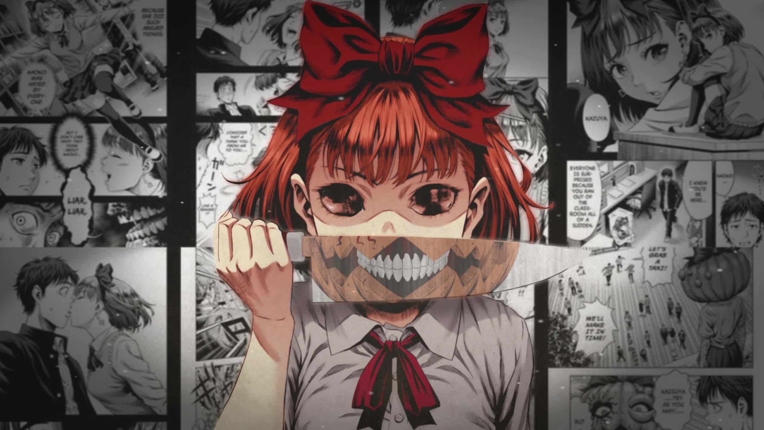 Naoko Kirino Pumpkin Night 2560X1440 Live Wallpaper