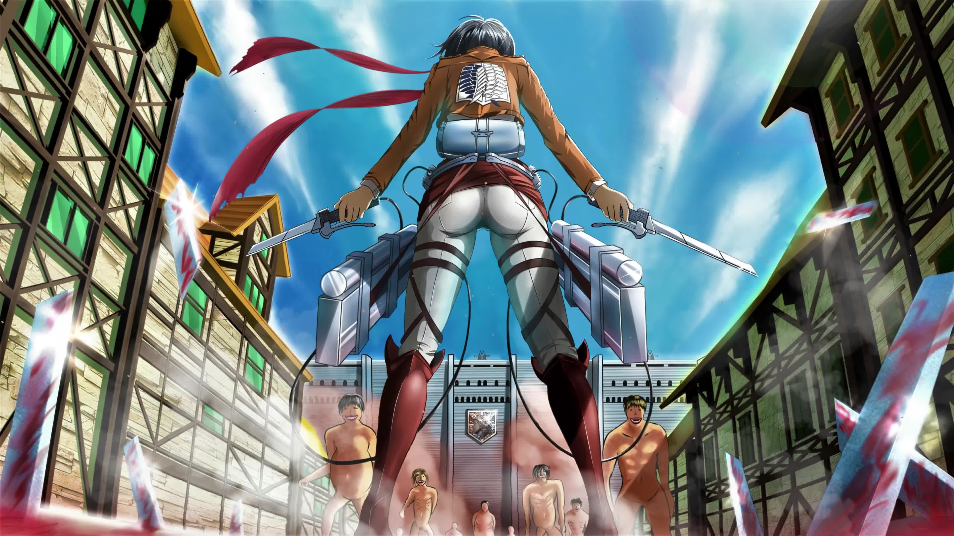 Mikasa Ready for Battle 4K Live Wallpaper