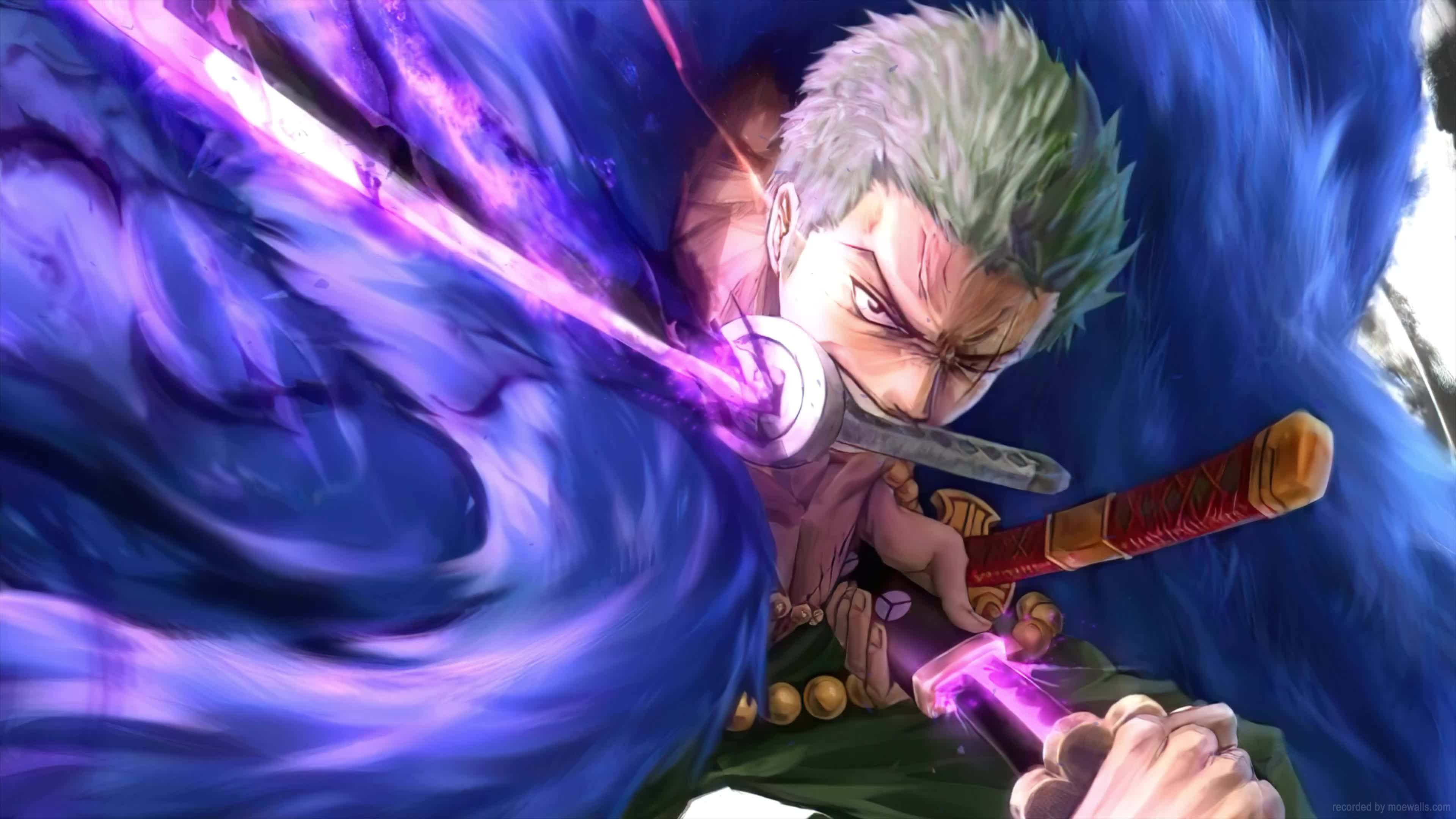 Zoro Unleash Enma Sword One Piece Live Wallpaper 4K