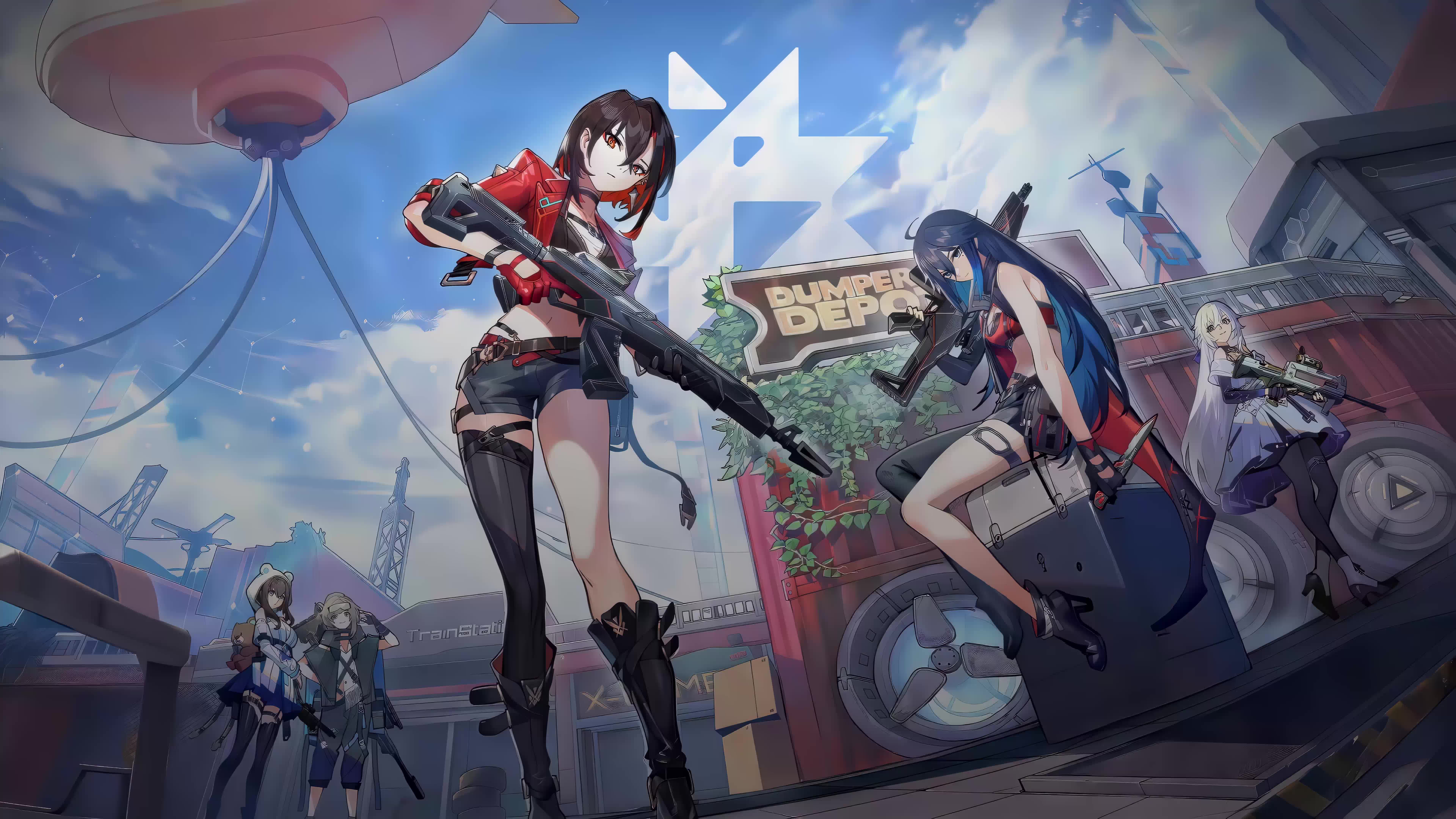 Girls With Guns 4K Live Wallpaper