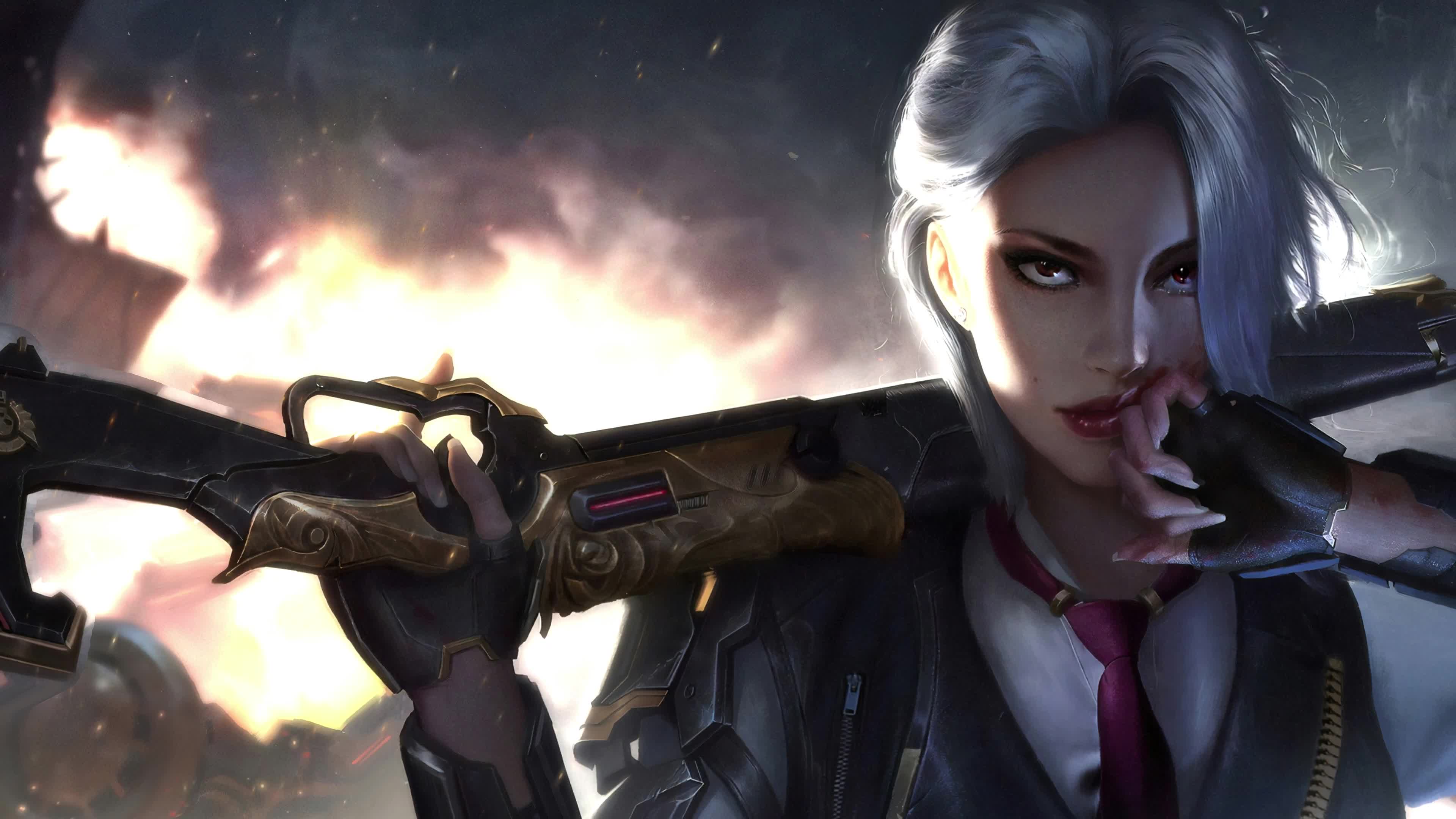 Ashe Overwatch 4K Live Wallpaper