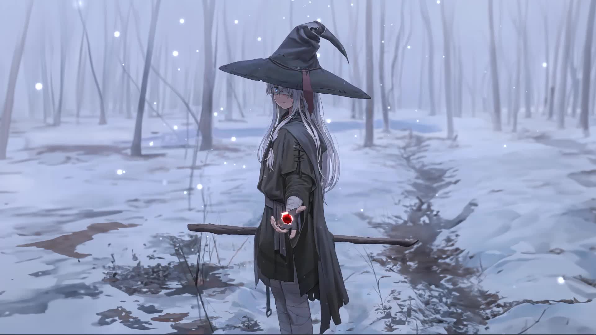 Winter Witch Live Wallpaper
