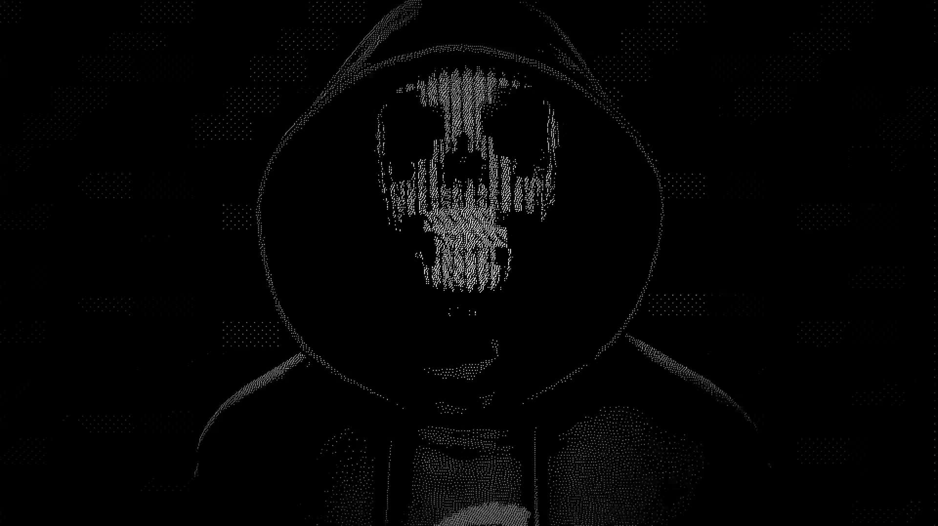 Whtach Dogs Skull Live Wallpaper