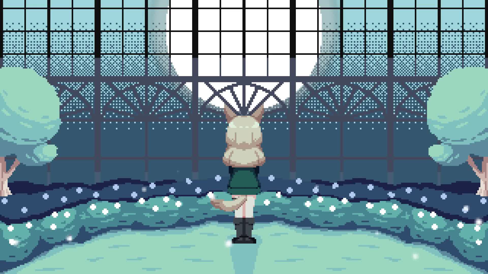 Podenco Arknights Pixel Live Wallpaper