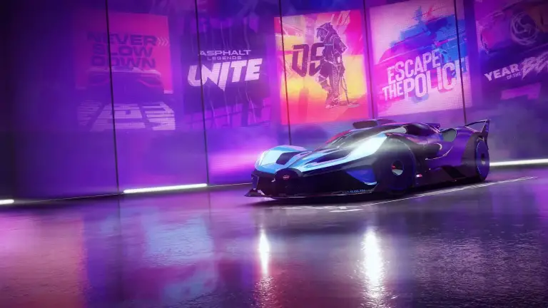 Neon Race Car Live Wallpaper