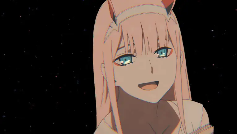 Zero Two Starry Smile Live Wallpaper