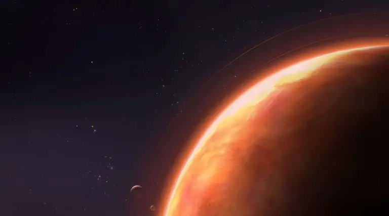 Ringed Fiery Planet Live Wallpaper