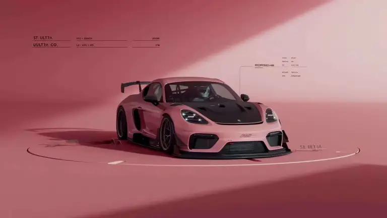 Pink Porsche Track Live Wallpaper