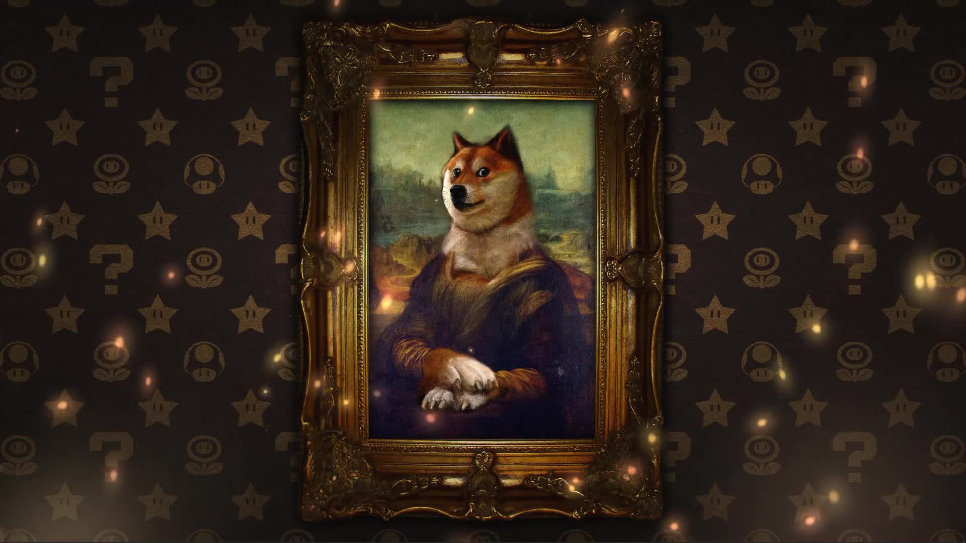 Doge Dogeliza Painting Live Wallpaper