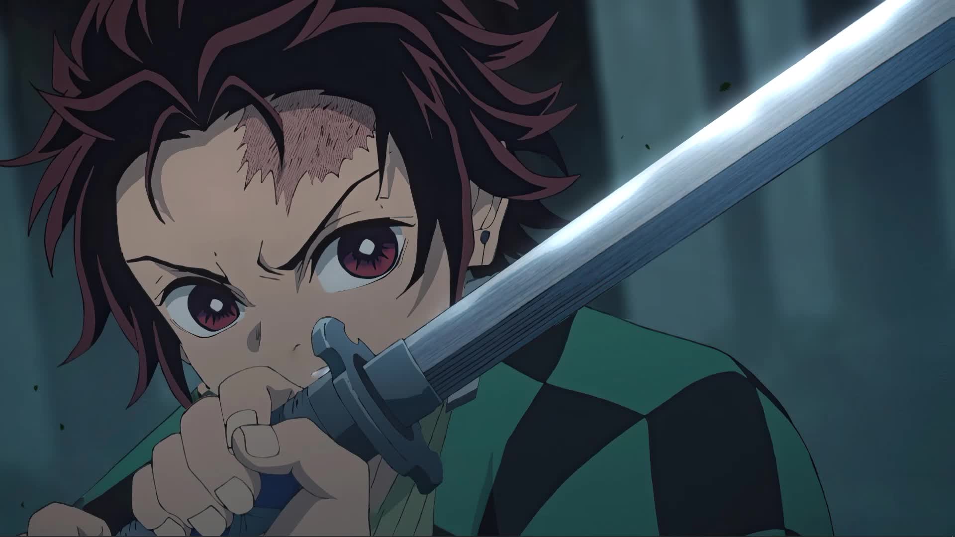 Tanjiro Kamado With Sword - Demon Slayer Anime Live Wallpaper