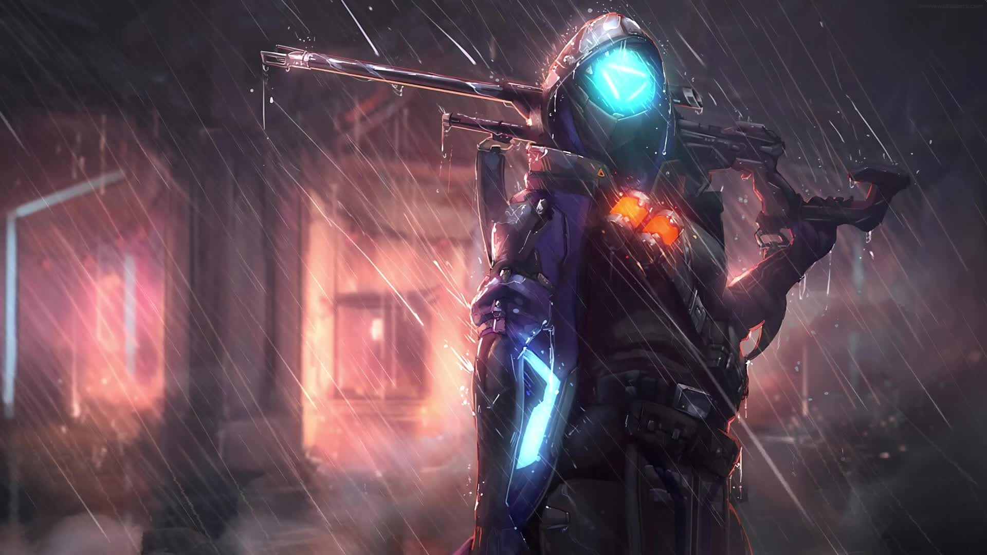 Ana Shrike Overwatch Game Live Wallpaper