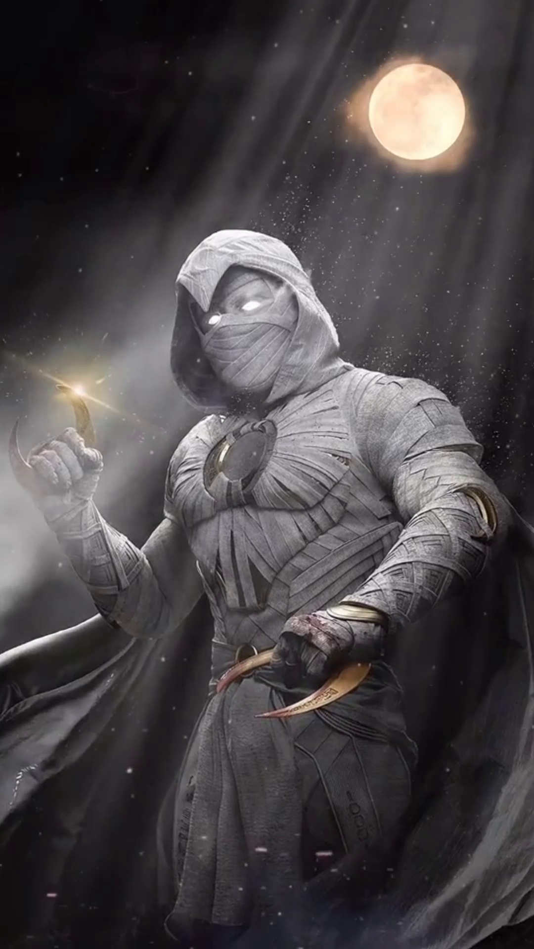 iPhone and Android Moon Knight Tv Series Live Phone Wallpaper
