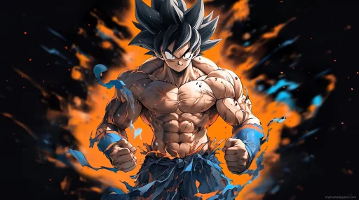 Muscular Goku 4K Live Wallpaper