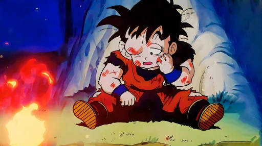 Gohan Kid Training With Piccolo Live Wallpaper