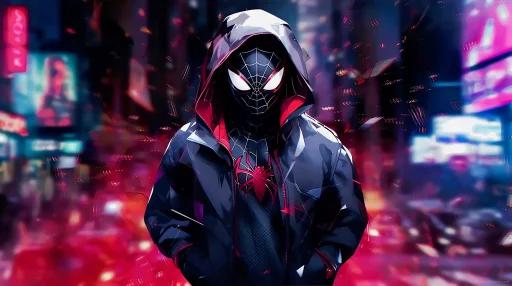 Miles Morales: Glass - Live Wallpaper