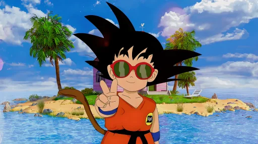 Goku Kid With Sunglasses Live Wallpaper