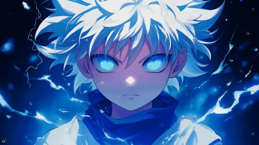 HxH Killua - Dark Blue Live Wallpaper