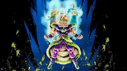 Broly VS Goku & Vegeta Live Wallpaper