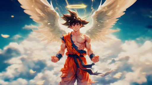 Goku Angel Live Wallpaper