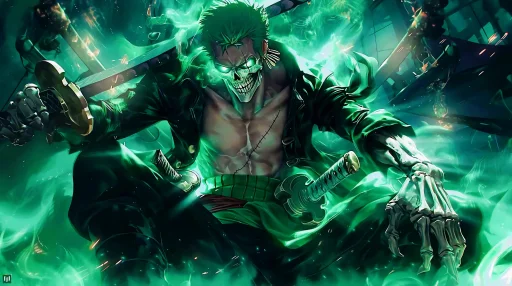 One Piece - Undead Roronoa Zoro Live Wallpaper