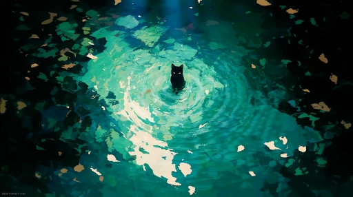 Lonely Cat Chill Live Wallpaper
