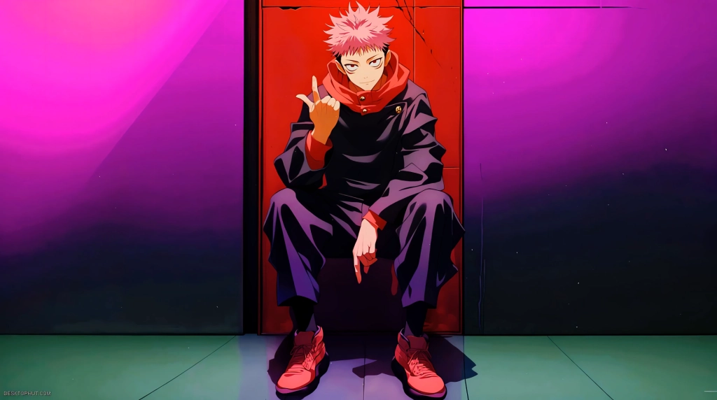 Jujutsu Kaisen: Yuji Itadori RGB Live Wallpaper