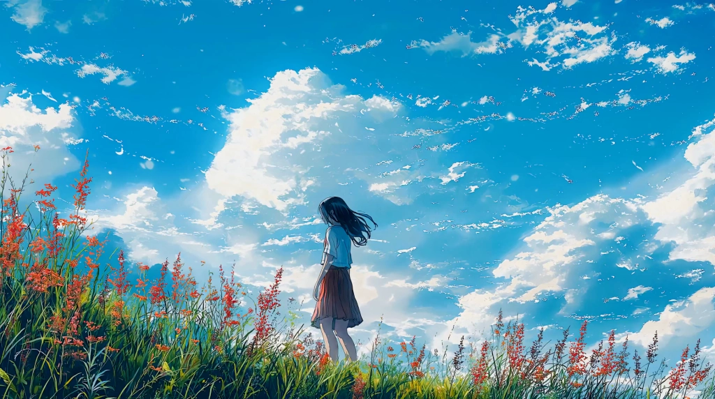 Field Of Grass Lofi Live Wallpaper