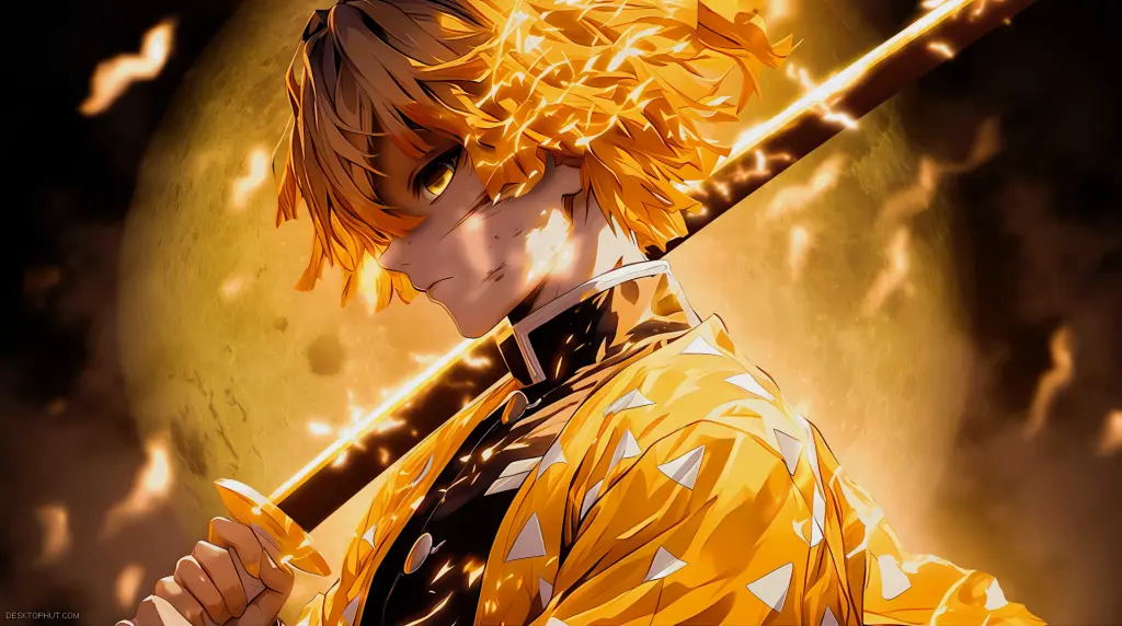 Zenitsu Agatsuma - Kimetsu no Yaiba Live Wallpaper