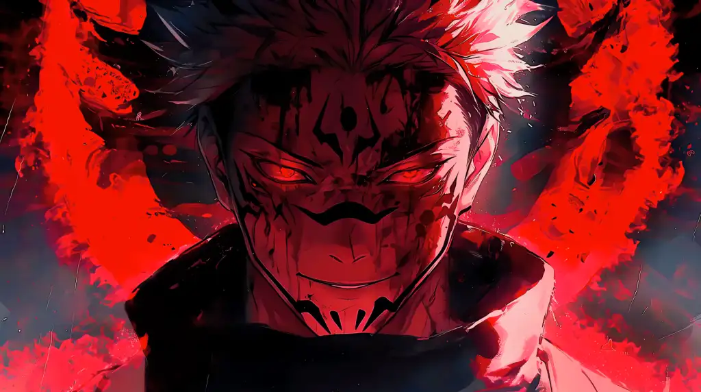 Sukuna Red Live Wallpaper