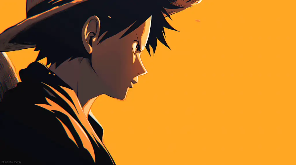 Monkey D Luffy Orange One Piece Live Wallpaper