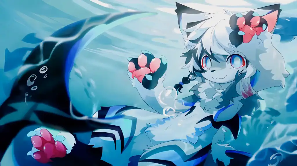 Furry Underwater Live Wallpaper