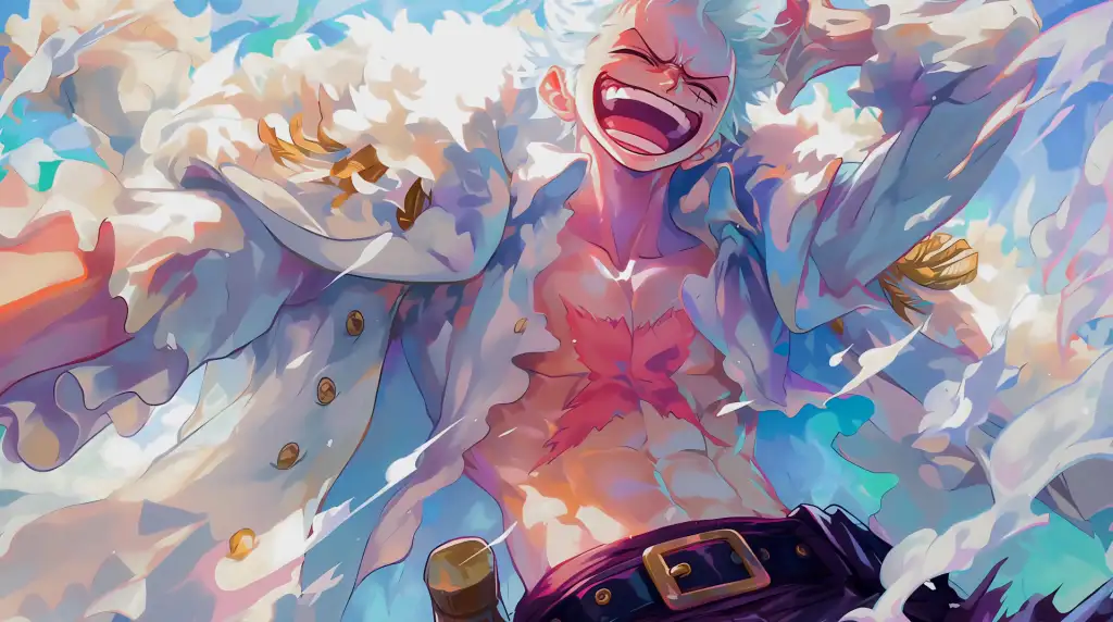 Luffy White Flame - Live Wallpaper