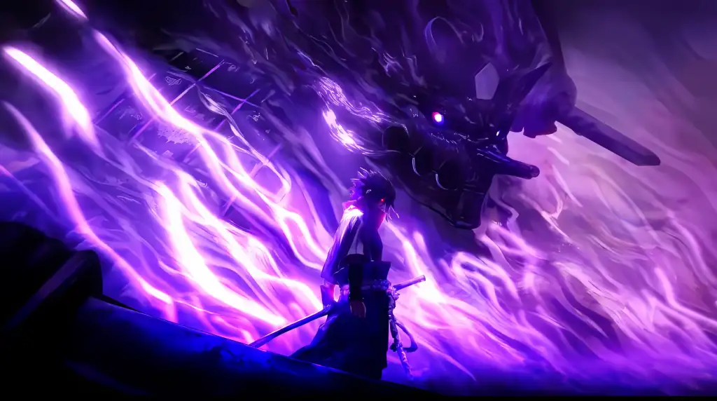 Sasuke Uchiha - Summon Of Susanoo Live Wallpaper