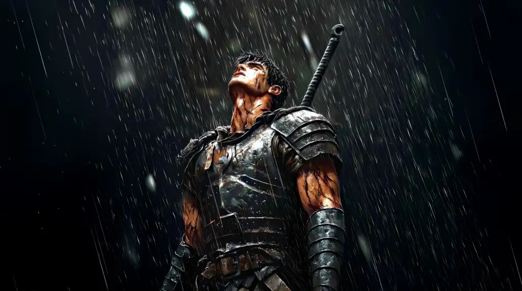 Guts | Berserk Rain Live Wallpaper