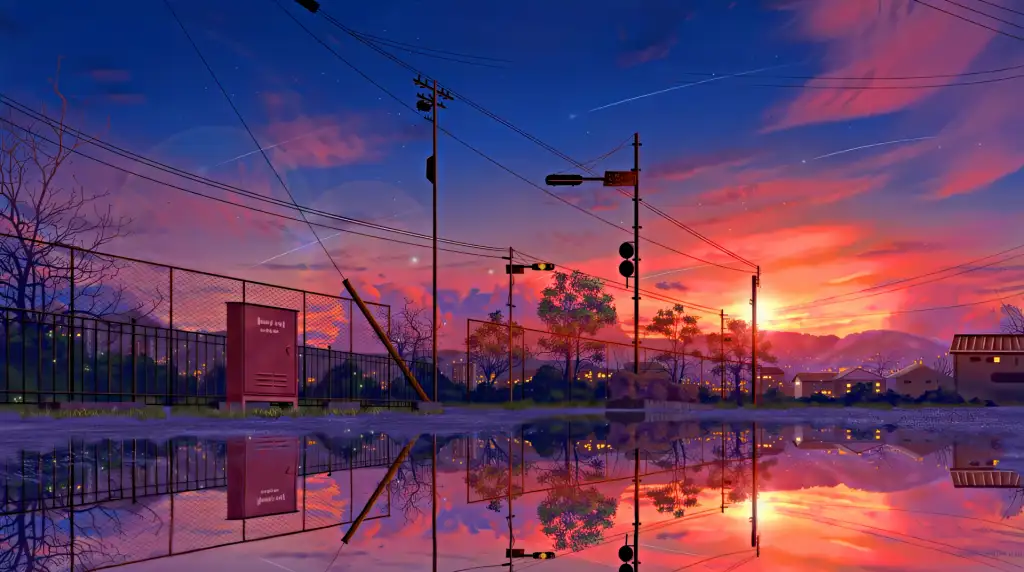 Meteors Shower Lo-fi Live Wallpaper