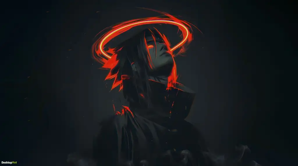 Sasuke Uchiha - Red & Black Live Wallpaper