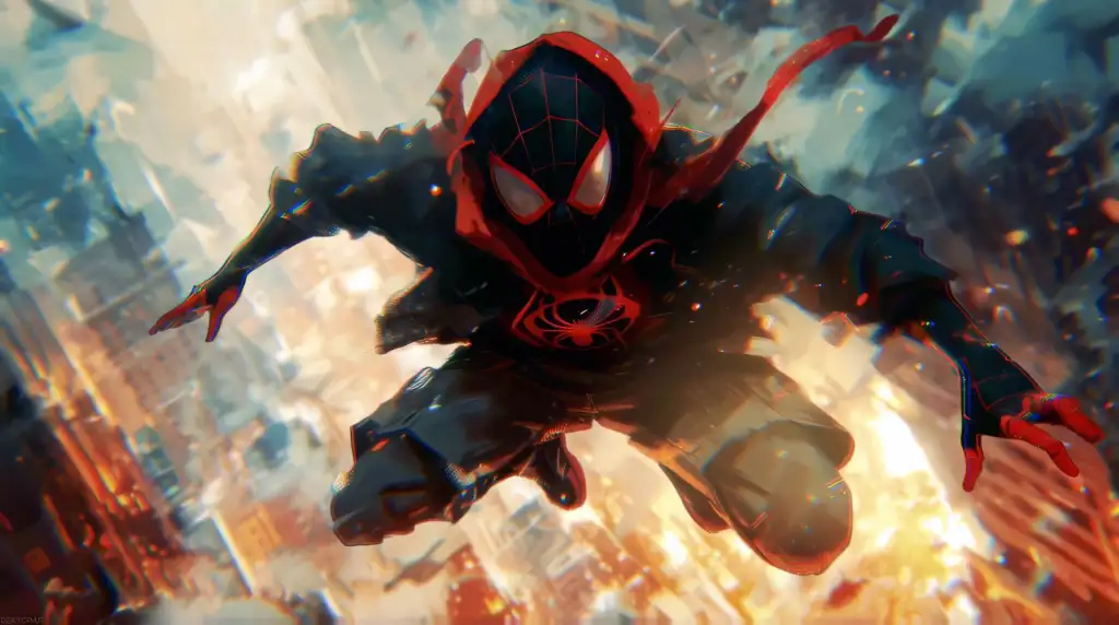 Spider-Man Miles Morales Swing Live Wallpaper