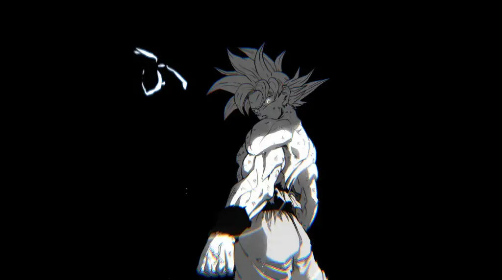 Goku Power - Black and White Live Wallpaper