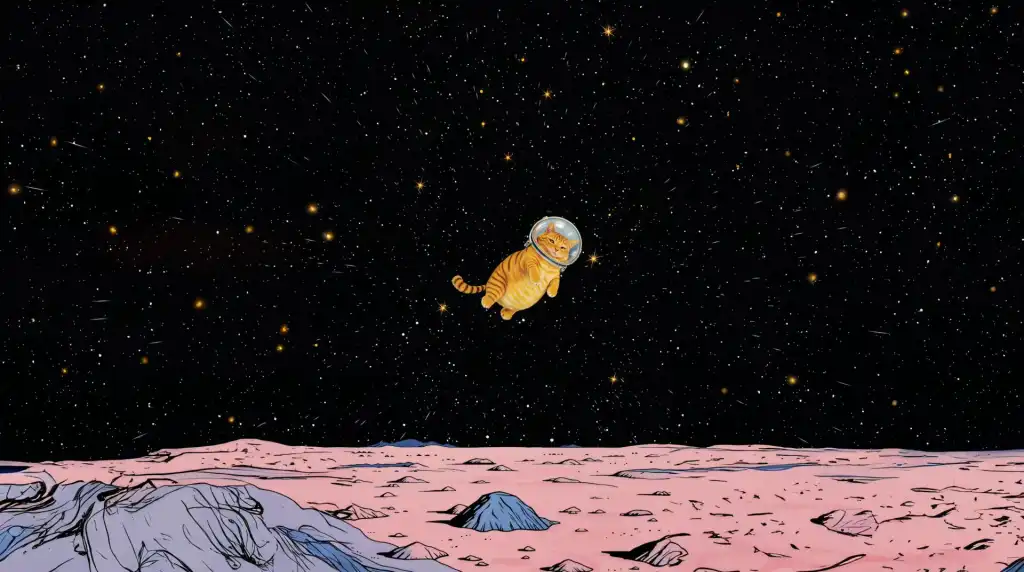 Space Cat Live Wallpaper