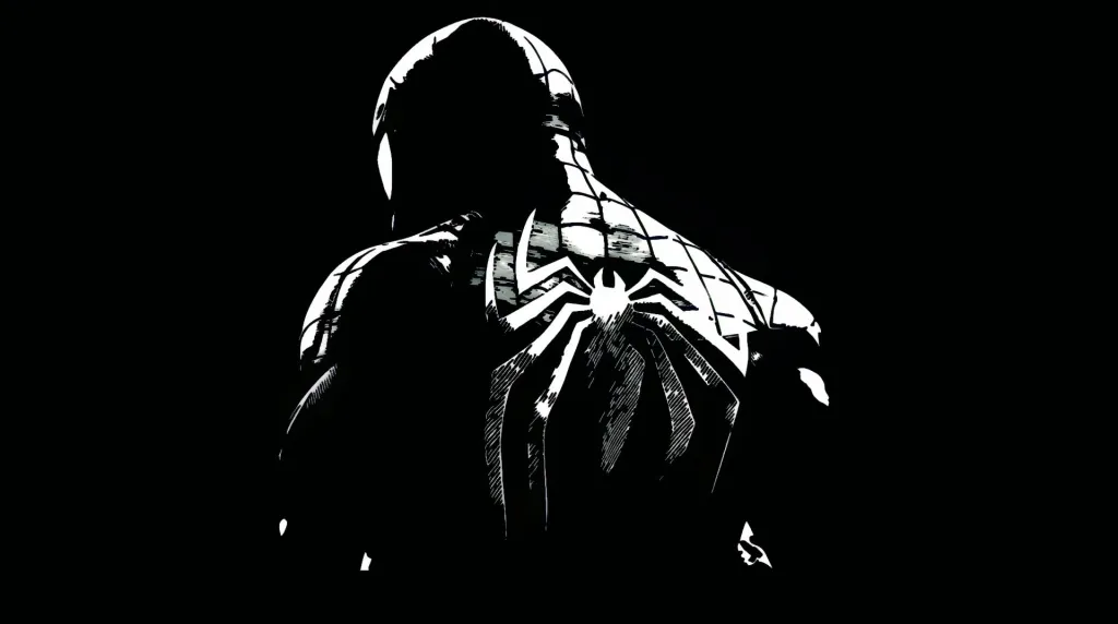 Monochrome Spider-Man - Live Wallpaper