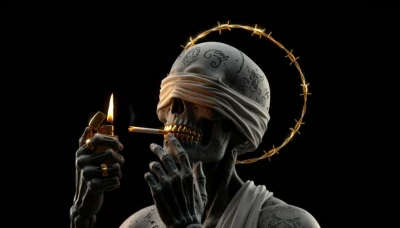 Dark Skull Luxury Aesthetic Live Wallpaper