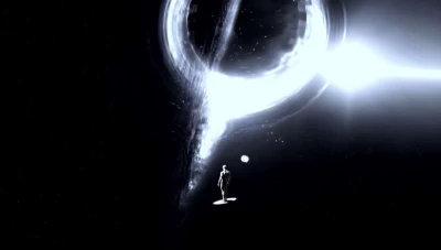 Silver Surfer vs Black Hole - Cosmic Space 4K Live Wallpaper