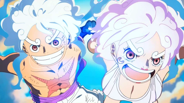 One Piece - Luffy Gear 5 & Uta Joyous Sky Live Wallpaper
