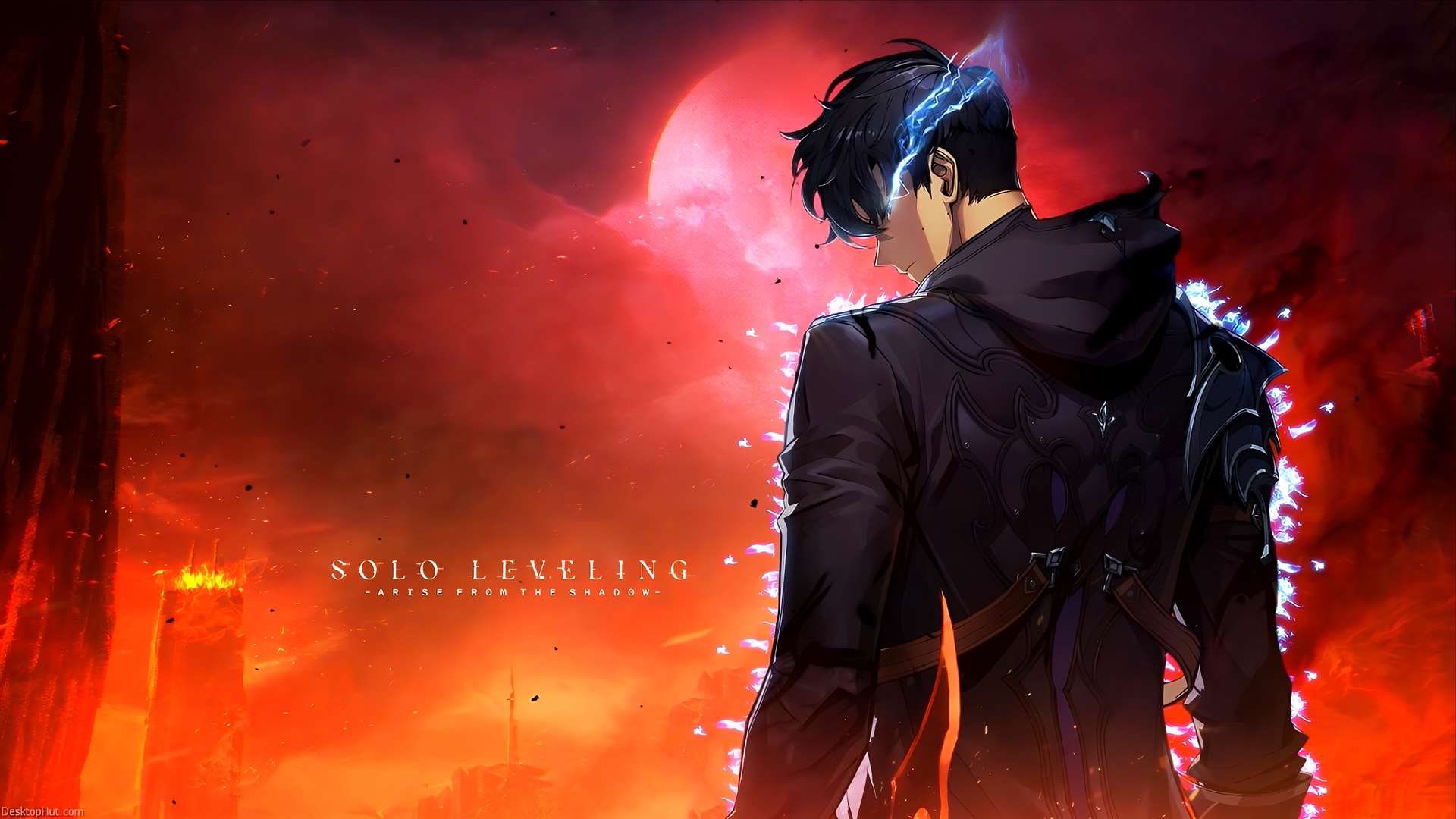Sung Jin-Woo’s Rise in Solo Leveling Live Wallpaper