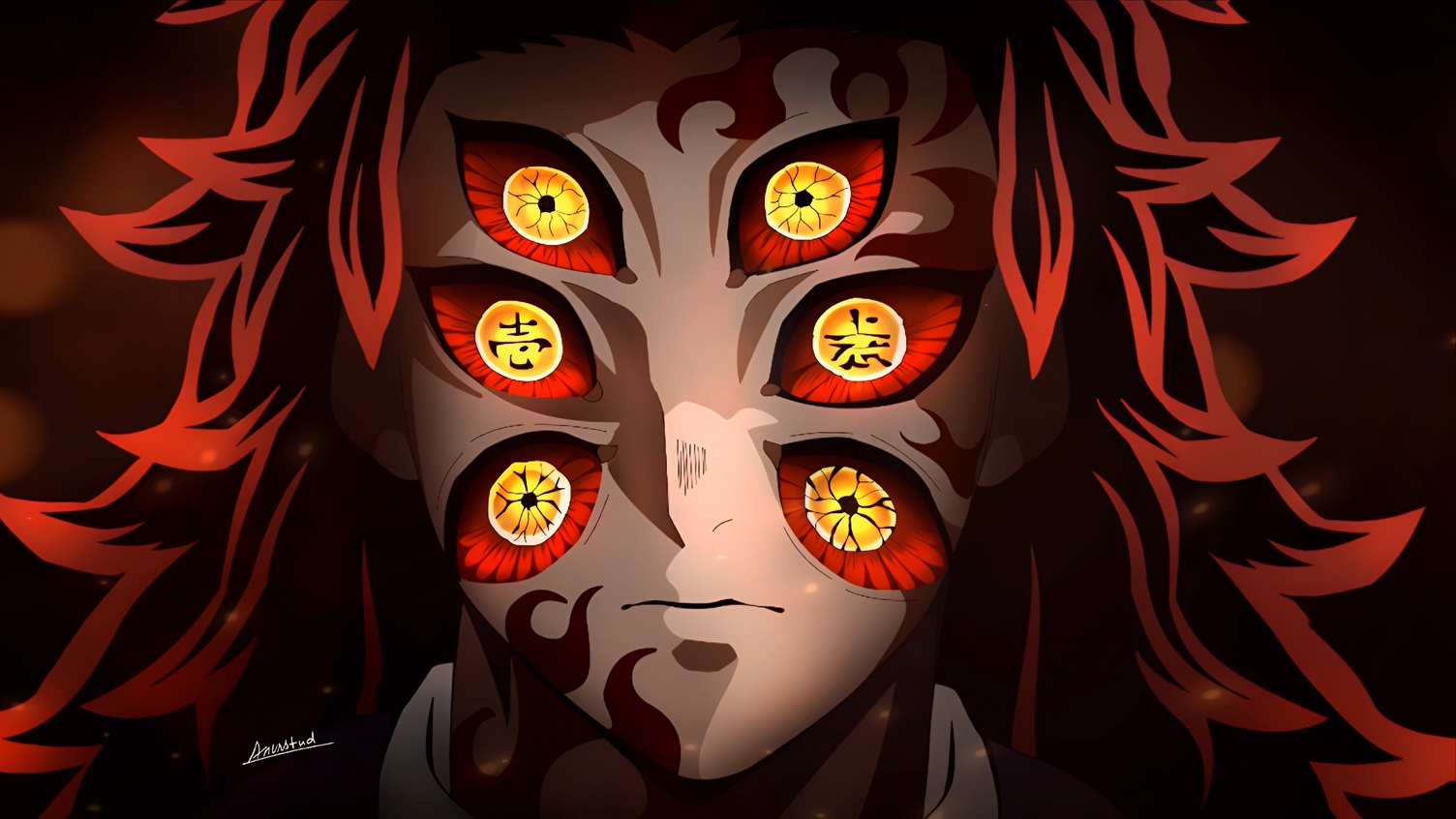 Kokushibo – Six Eyes Demon Slayer Live Wallpaper