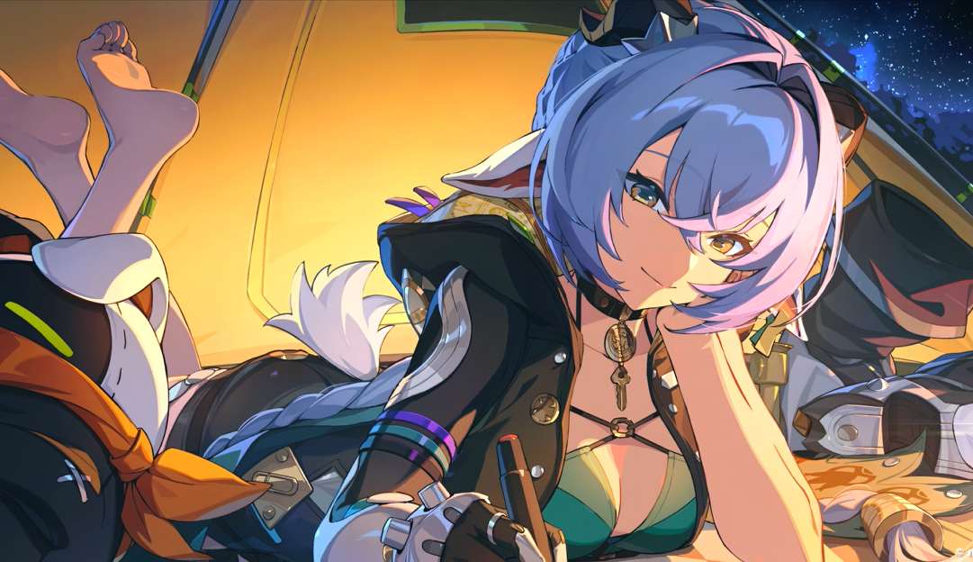 Zenless Zone Zero - Nekomata Camping Live Wallpaper