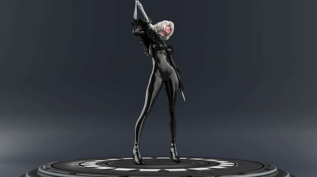 2B Bodysuit Live Wallpaper